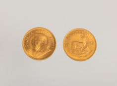 2-teiliges Set von Goldmünzen 