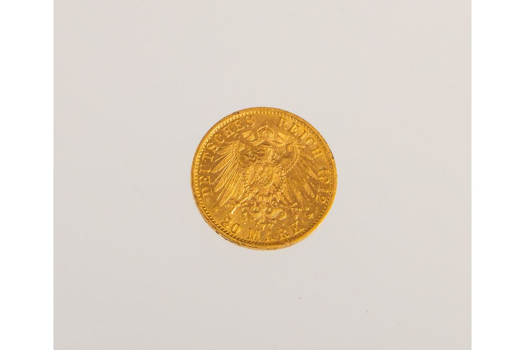 Goldmünze 20 Mark "Wilhelm II" 1912 (Kaiserreich) - Bild 2 aus 2