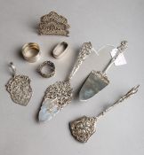 8-teiliges Konvolut von Silberteilen