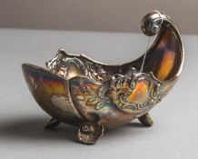 Schale in Muschelform 800 Silber (Posen, um 1880/1900)