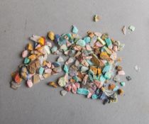 Großes Konvolut von Edelsteinen u. Mineralien