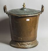 Deckelbehälter / Kohleeimer (wohl 18. Jh.)