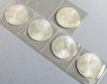 5-teiliges Konvolut von Maria-Theresien-Talern (Österreich)