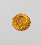 British Sovereign Goldmünze (Großbritannien, 1912)