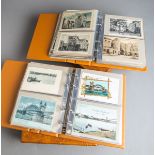 392-teiliges Konvolut von alten Postkarten / Ansichtskarten (um 1900)