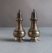 Salz- und Pfefferstreuer 925 Sterlingsilber (Baldwin u. Miller, Newark, New Jersey, USA)