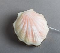 Puderdose 875 Silber (Russland, 1950er J.)