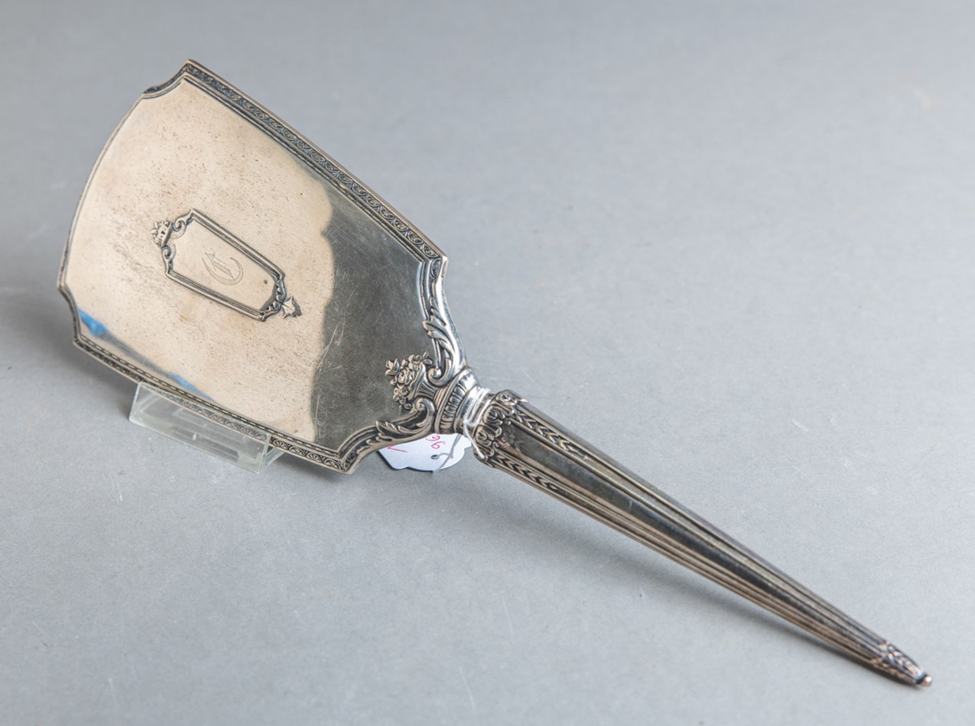 Eleganter Handspiegel 925 Sterlingsilber (wohl 20er J.) - Bild 2 aus 2