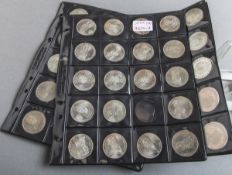 77-teiliges Konvolut von 5-DM-Sondermünzen (BRD)