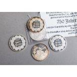 5-teiliges Set von Münzen "DDR - 750 Jahre Berlin"