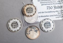 5-teiliges Set von Münzen 