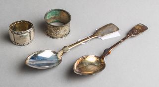4-teiliges Konvolut von Silberteilen