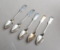 5-teiliges Set von Kaffeelöffeln