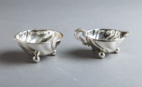 2-teiliges Set von Serviceteilen 830 Silber