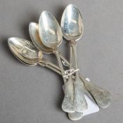 6-teiliges Set von Kaffeelöffeln (19. Jh.)