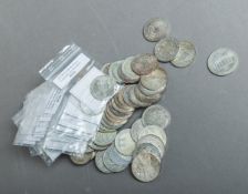 83-teiliges Konvolut von 10-DM-Gedenkmünzen (BRD)