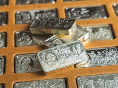 50-teiliges Konvolut von Silberbarren 925 Sterlingsilber