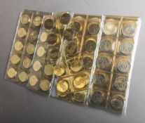 127-teiliges Konvolut von 5-DM-Sondermünzen (BRD)