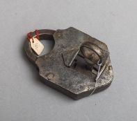 Biedermeier-Vorhängeschloss (um 1820/40)