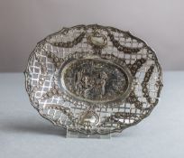 Ovale Schale 800 Silber (19. Jh.)