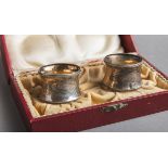 Paar Serviettenringe 800 Silber (um 1900)