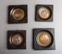 4-teiliges Konvolut von historischen Medaillen (Frankreich, 18./19. Jh.)