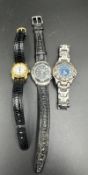 Three ladies wristwatches, A Krug Bauman, Stubbs and a Ellesse
