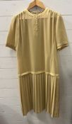 Vintage Clothes and Textiles, Windsmoor 80's pleated skirt, shirt dress (53cm armpit to armpit