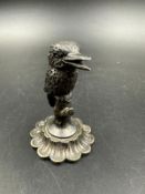 Kookaburra cast metal desk weight 9cm