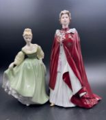 Two China figures Royal Doulton 