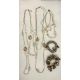 A selection of costume jewellery, layering long necklaces and sweetie bracelets etc - Image 1 of 2