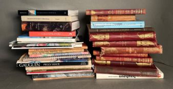 A selection of art reference books to include Gaugin
