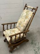 American Beech spring rocking chair