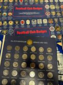 A selection of Esso collectable tokens, football badges etc