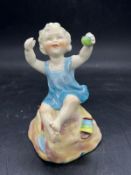 A Royal Worcester porcelain figure Sunday's Child Born On Sabbath.