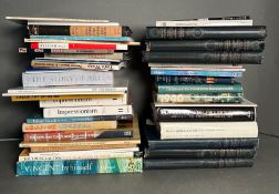 A selection of art reference books to include Vincent by himself
