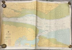 A selection of UK maps detailing the Thames Estuary