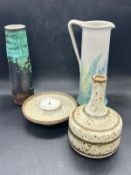 Four items of Studio pottery