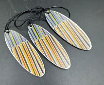 Concorde Memorabilia: A selection of three Concorde luggage labels.