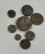 A selection of Narwar mint coins