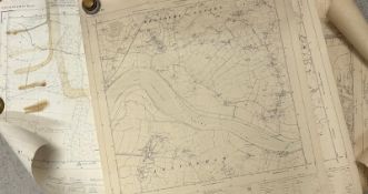 A selection of ordnance survey maps of various Uk locations