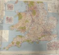 A selection of vintage ordinance survey maps of the United Kingdom