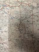 A selection of ordnance survey maps of various UK locations