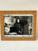 A signed photograph of Catherine Zeta Jones