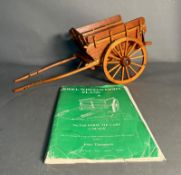 A Scratch built No 2 Farm Tip Cart 1/8th scale with original Model Wheelwright Plans.