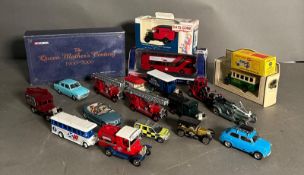 A selection of boxed and unboxed Diecast vehicles to include Corgi and Dinky