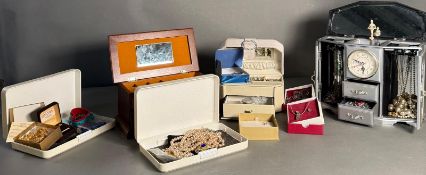 A large volume of quality costume jewellery including some silver.