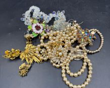 A quantity of quality costume jewellery various styles