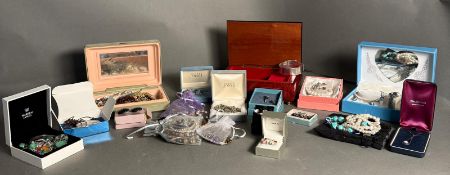 A large quantity of costume jewellery various makers, designs and styles