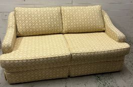 A small two seater sofa bed (H64cm W160cm D80cm)